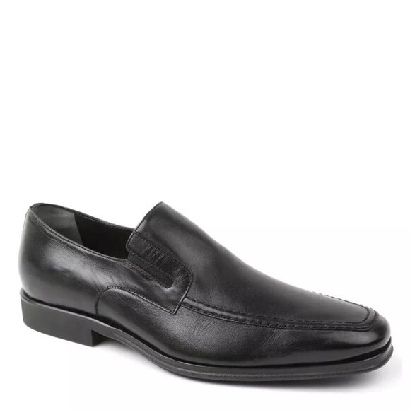 New! Bruno Magli RAGING LEATHER SLIP-ON BLACK LEATHER Loafer Size 9.5 M DD471 main image 7